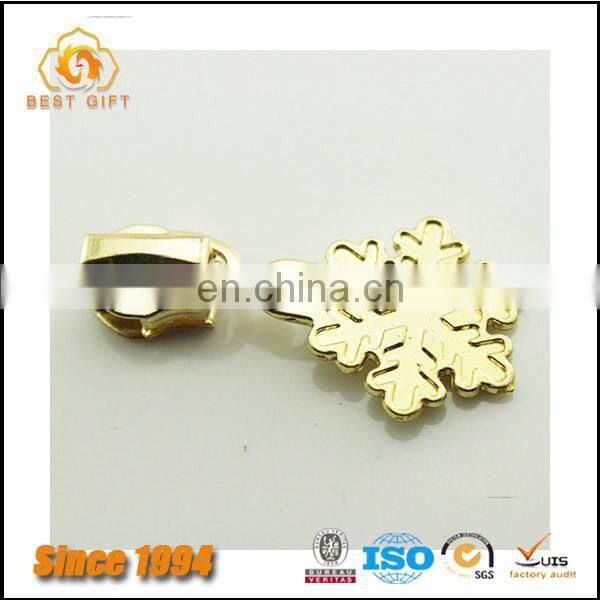 Wholesale Custom Cheap Garment Accessories Jacket Metal Logo Zipper Pulls