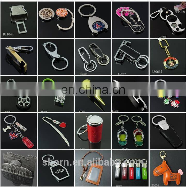 Promotional Gifts Round Shape Custom Soft Enamel Keychain