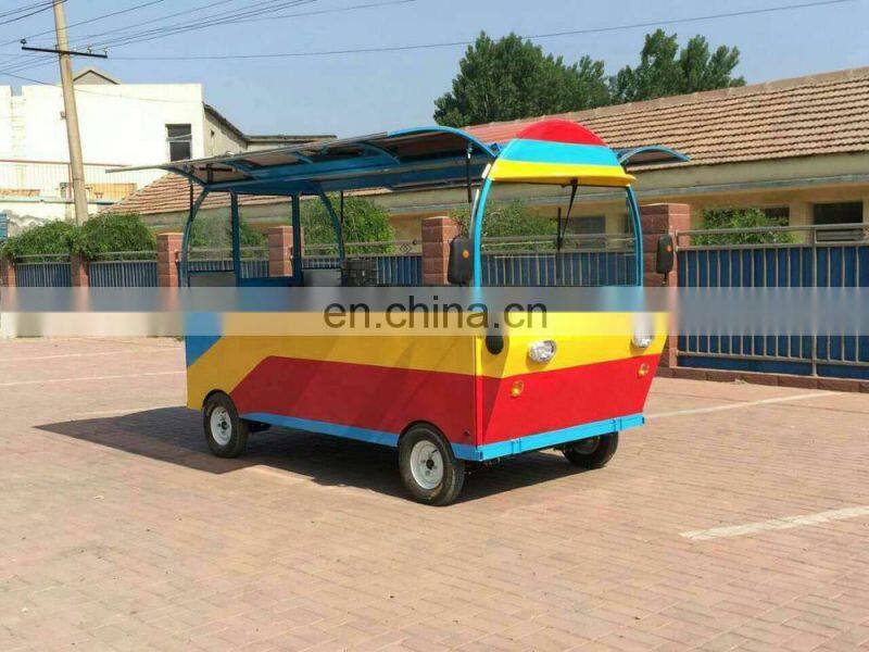 Hot dog tricycle food cart for sale/motorcycle mobile fryer food cart with three wheeled