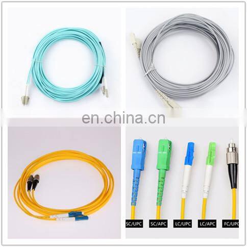 SM MM fibre optical jumper wire cable with LC SC FC ST connectors