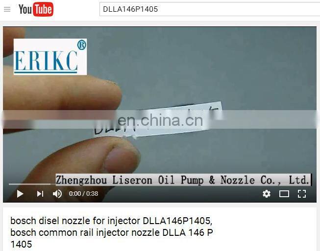 ERIKC DLLA 146 P 1405 spray nozzles 0433171871 , DLLA 146 P1405 professional injector nozzles DLLA 146P 1405 for 0445120040
