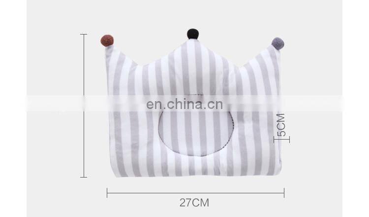 2018 Custom Comfortable Baby Newborn Nursing Washable Crown Animal Cushion Infant Pillow