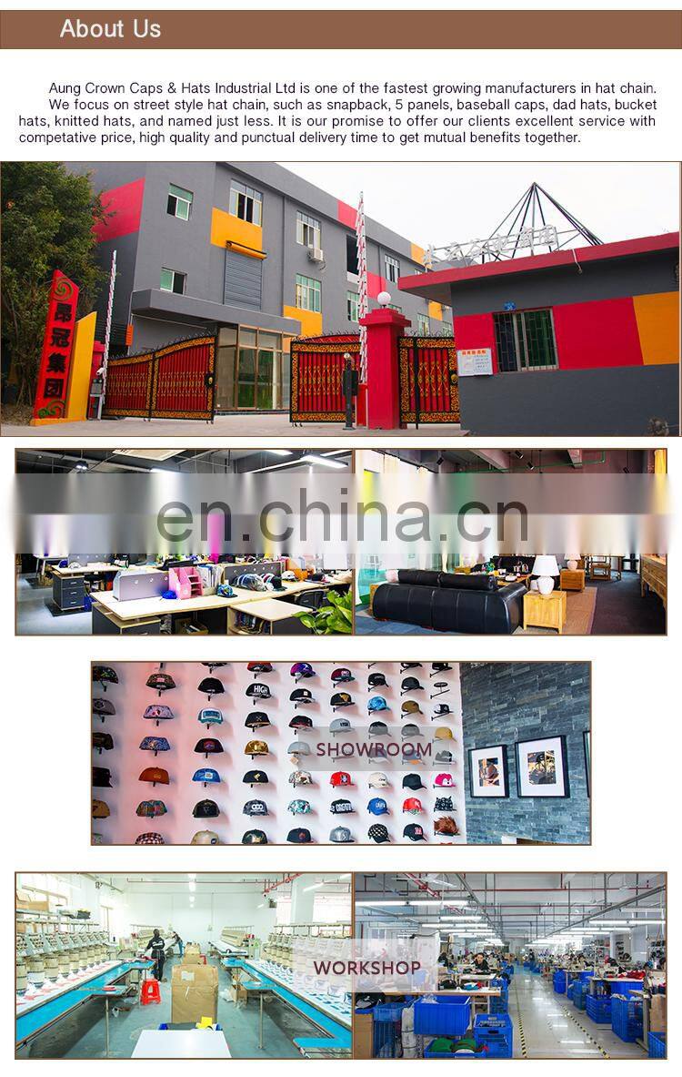 Plastic closure custom embroidery hemp snapback caps