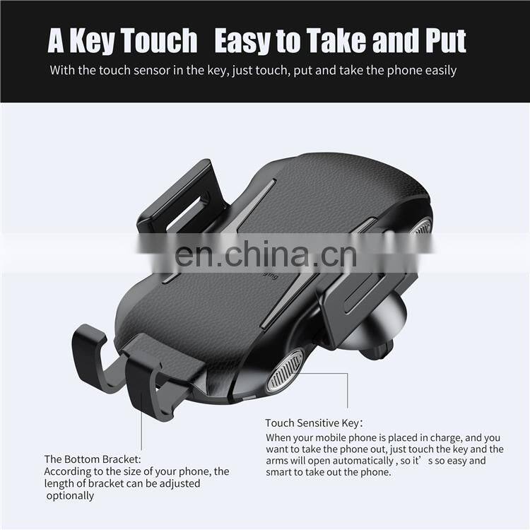 Magnetic Wireless Car Charger Wireless Fast Charging Car Holder Stand for Mobile Phone