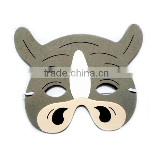 2016fhot selling customed EVA 3D party vivid animals eye mask for children