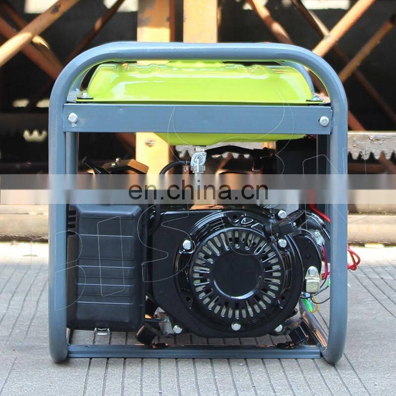 BISON CHINA TaiZhou Air Cooled Engine Key Start 2.5 Kva Kw Petrol Generator 2.5kw electric generator