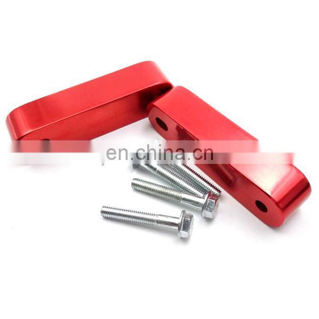 Aluminum Colored Car Auto Parts hood vent spacer riser