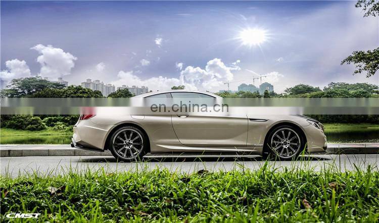 Carbon fiber body kit for BMW 6 series F06 F12 F13 CMST style front lip rear diffuser side skirts hood trunk spoiler facelift