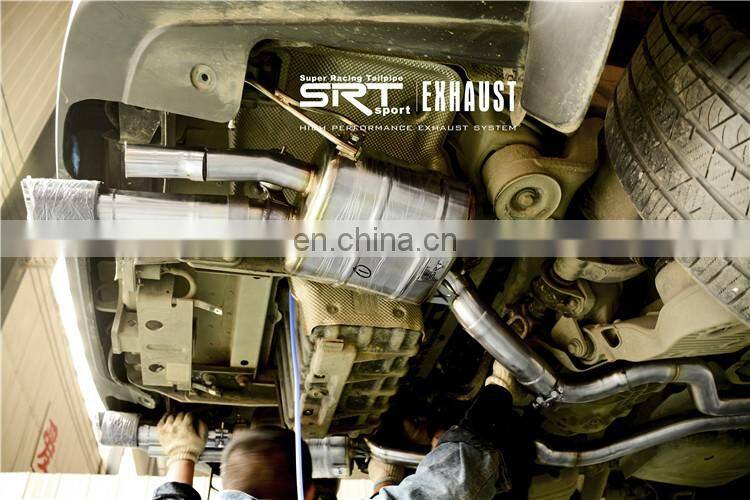 flexible Exhaust Pipe for LAND ROVER RANGE ROVER car exhaust catback with quad double tip