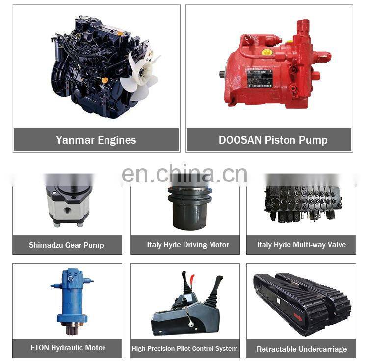Digger and excavator hydraulic cylinder mini excavator hammer excavator