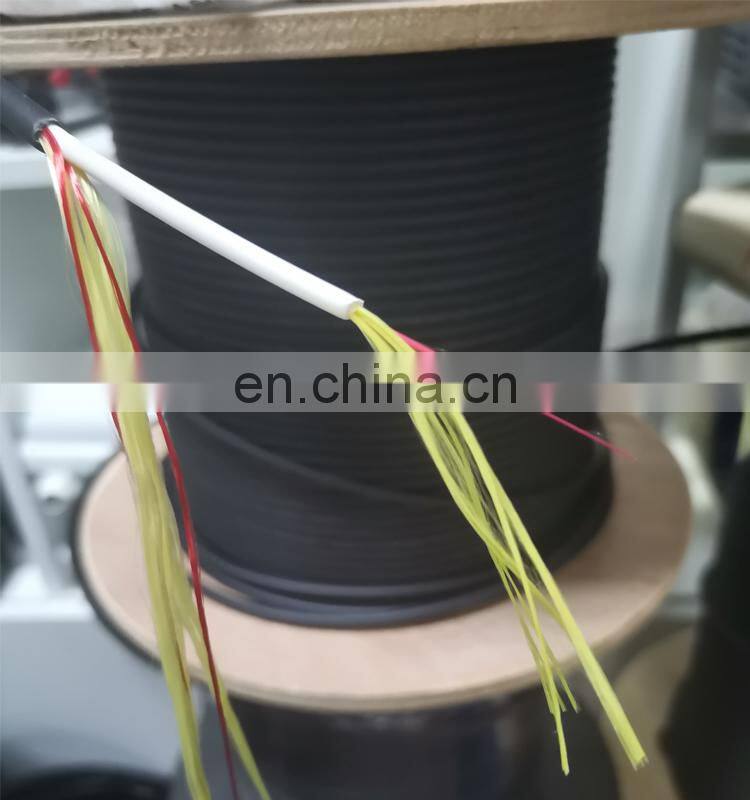 FTTH France double sheath Indoor/Outdoor 4.6mm 6mm 500m G657A2 Fiber optical Drop Cable 1fo fiber optic cable