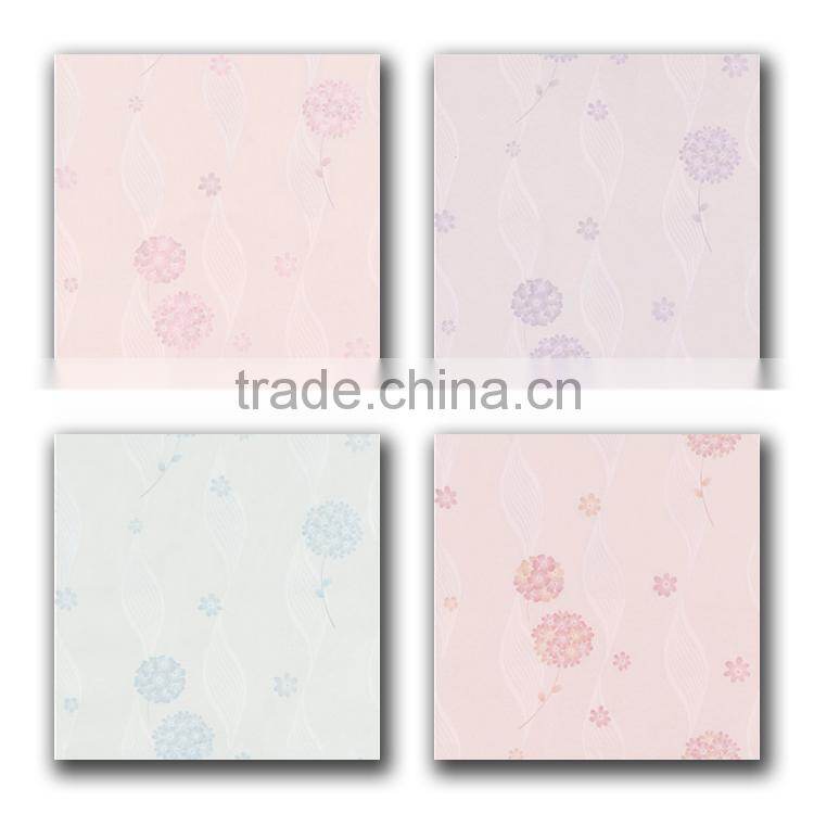 Light Violet Peelable Vinyle Classic Wallpaper