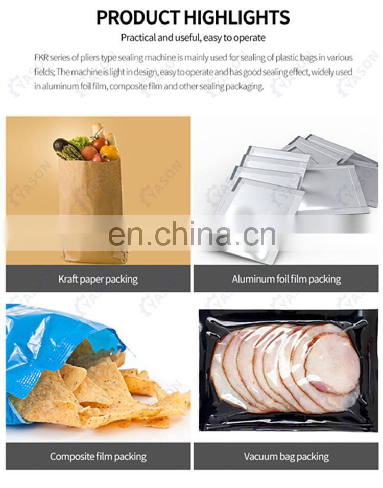 Mini Plastic Bag Sealer Hand Operated Aluminum Foil Bag Sealer