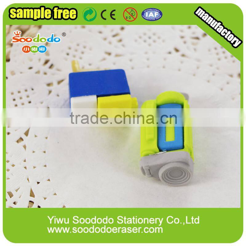 EN71-3 certificate 3D Camera Eraser Shape Erasers