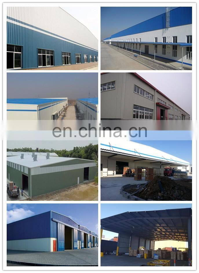China Low Cost Prefab Steel Structure Shed Workshop / Warehouse Hangar