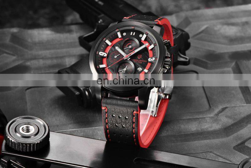 PAGANI DESIGN 2771 Men Quartz Watch Waterproof Fashion Military Countdown Clock Paganidesignwatch