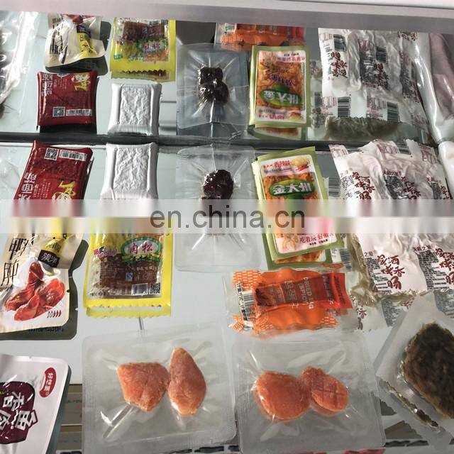Automatic sausage cheese dates meat fish thermoforming vacuum packaging machine
