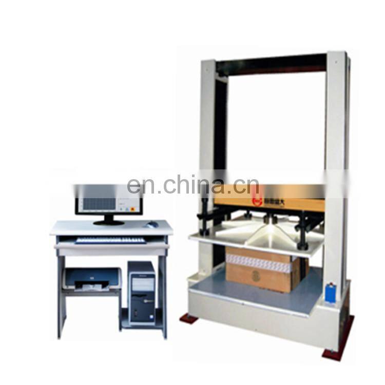 10KN 50KN Computer control corrugated carton compression testing machine