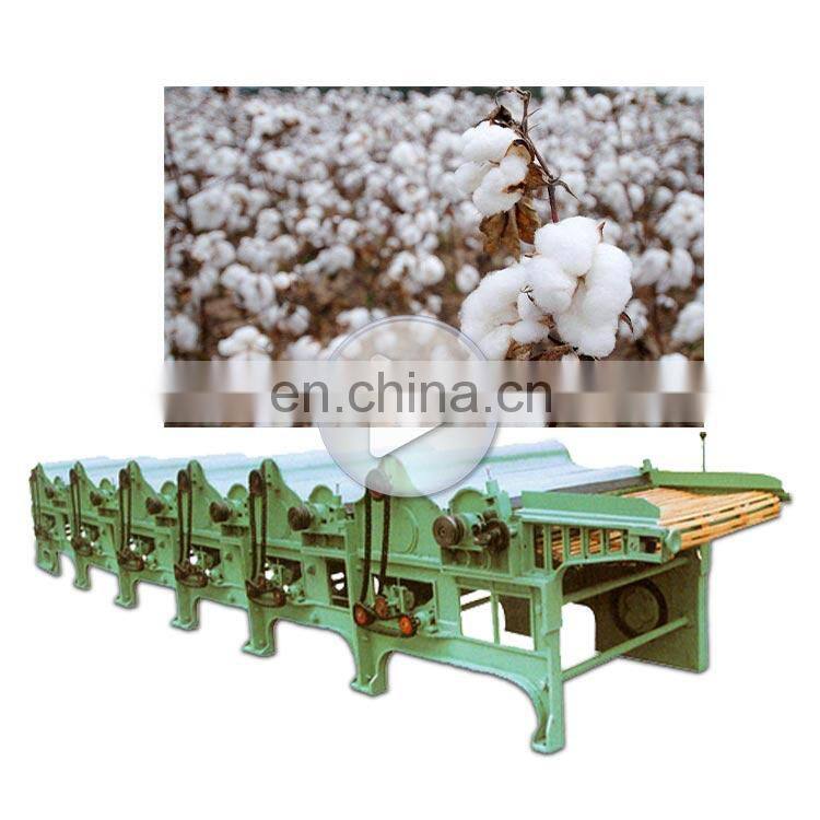 Contton fabric opener opening machine/ used waste textile cotton recycling machine/waste cloth recycling machine