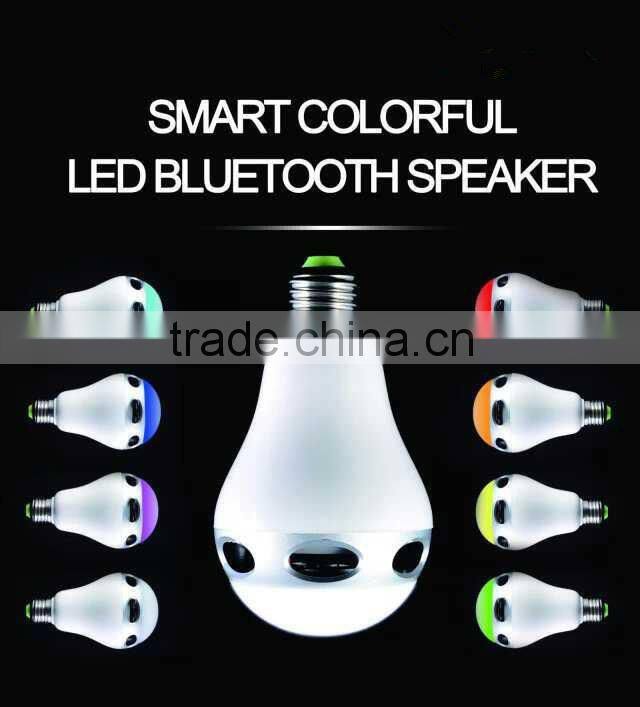 Led Bulb Bluetooth Speaker App Bluetooth Wireless Control Led Light 2014 best to sell with multi functions