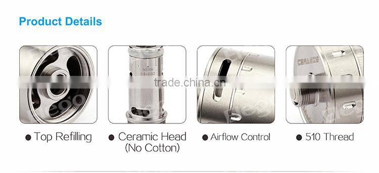 CERAVAPE Cerabis Tank with CERAMIC coil, CERAVAPE Cerabis Tank