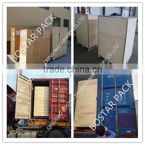 BOSD Automatic Horizontal Pillow Pack Shrinking Packing Machine with Shrinking Tunnel for Cups Daily Necessity Aquatic CE