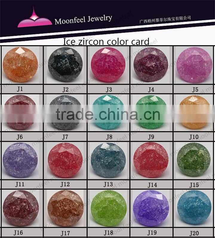 Rectangle ice cubic zircomia for jewelry