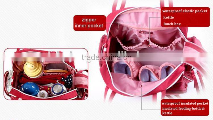 multifunction waterproof nylon mummy bag baby diaper bag