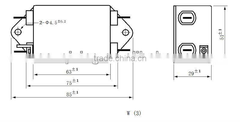 high quality 10A emi noise filter
