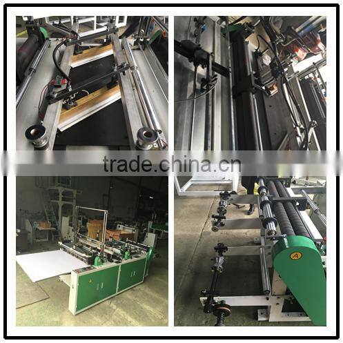 High speed PE plastic pouch bag making machine