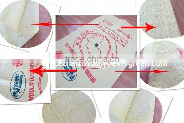 Virgin material laminated pp woven bag for salt packing