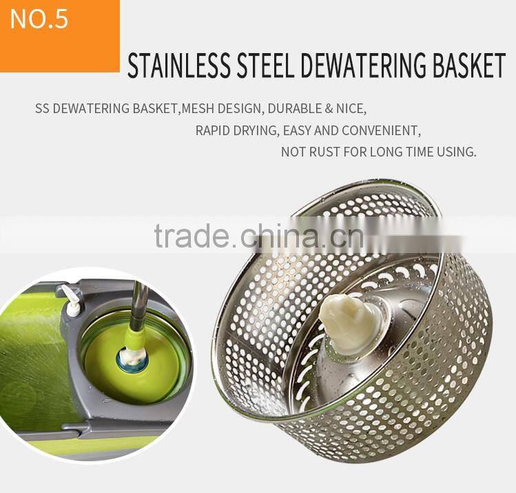 Wholesale 360 spin tornado mop with big wheel