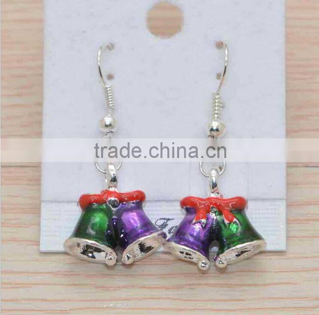 Christmas gifts crafts bell pendant earring