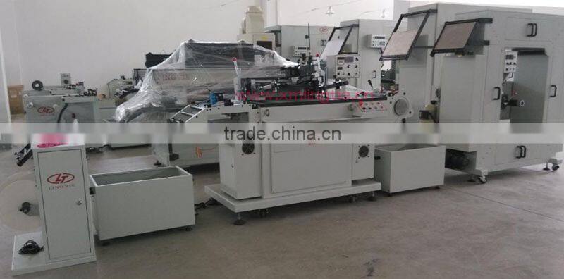 Multi-function screen printing machine for electronic sensor tag