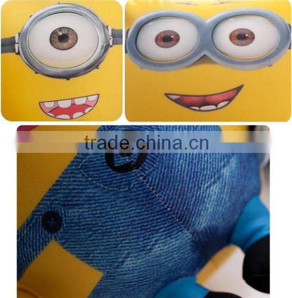 U-shape cartoon design cheap soft neck support travel pillow