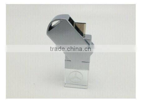 Android Phones USB Flash Pen Drive with engrave custom logo blue red light up