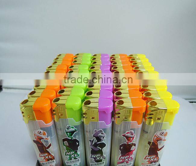 hot sale electronic flame cigarette smoking lighter with customized logo print