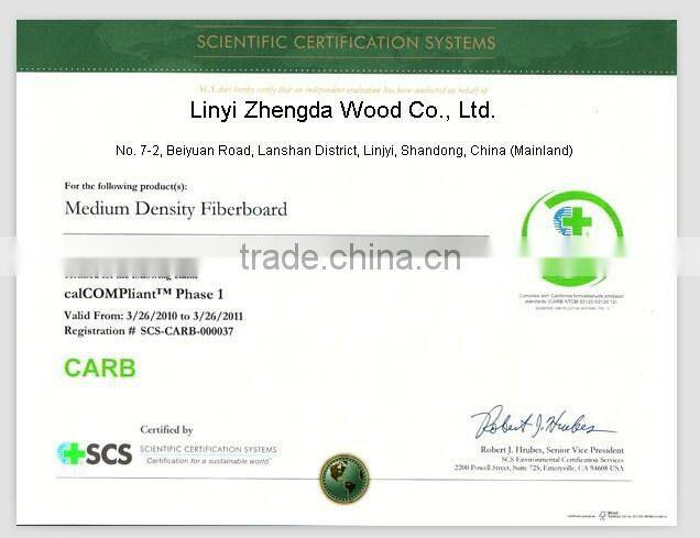 ( 2-30mm) Indoor Usage and First-Class Grade MDF(Medium Density Fiberboard ) Kitcken board from China ( Linyi ) manufacturer