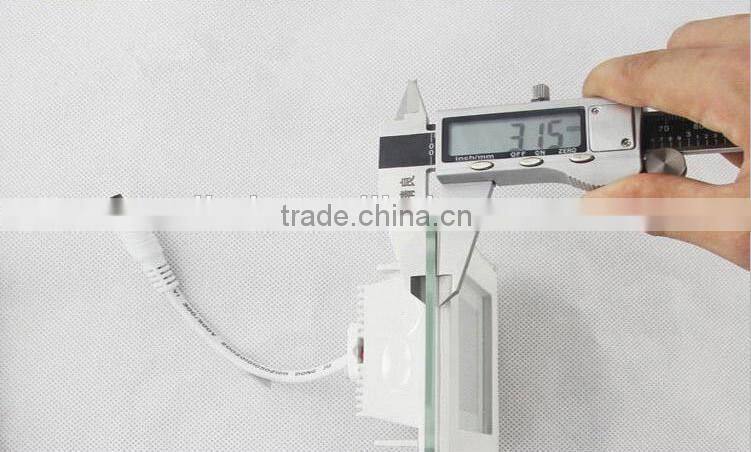 warm white and cool white glass led panel light, SMD5730 led light panel glass, dimmable backlit led panel light