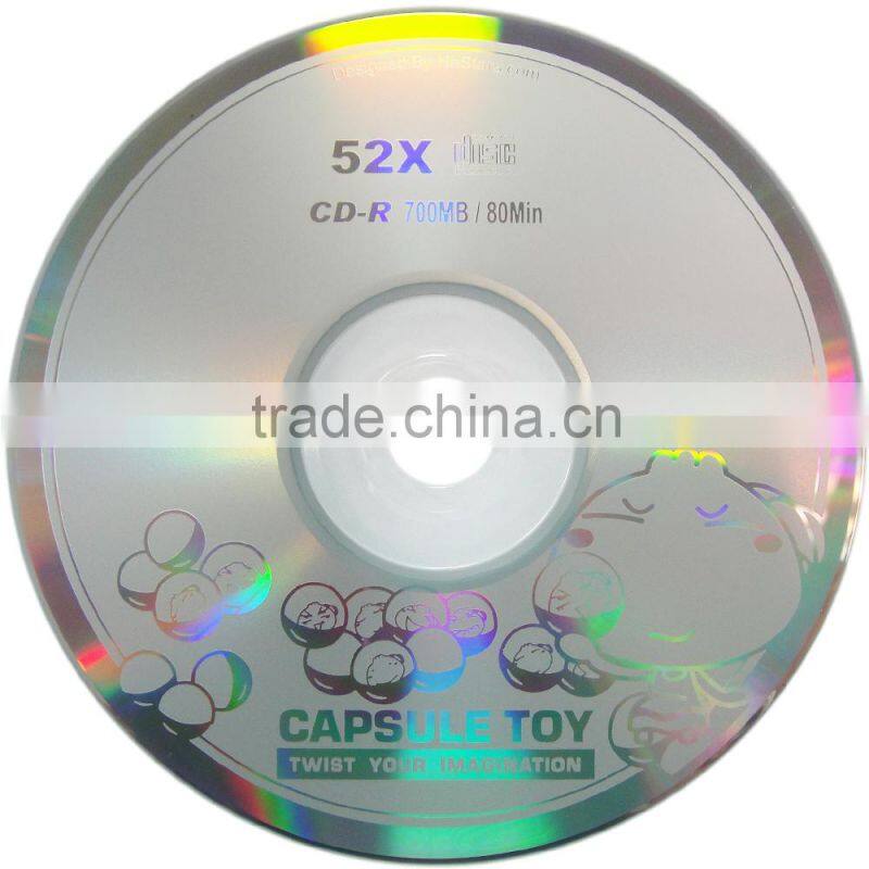 Taiwan A grade CD-R 52x manufacturing cd raw material
