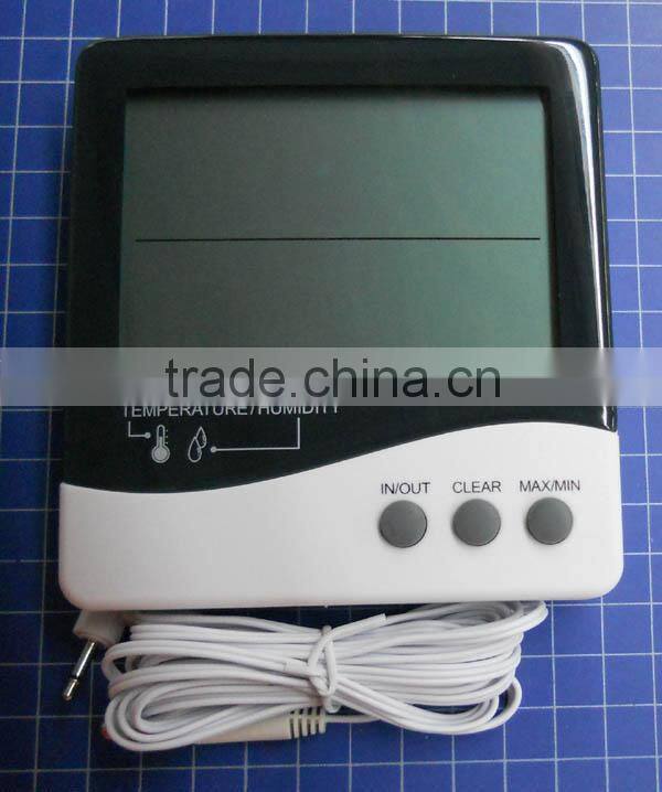 Digital IN/OUT Hygrometer thermometer with Clock