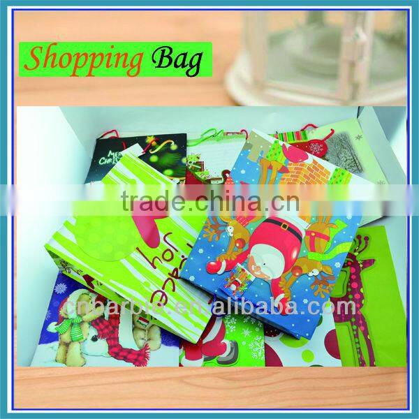 3D reindeer xmas handmade gift paper shopping bag