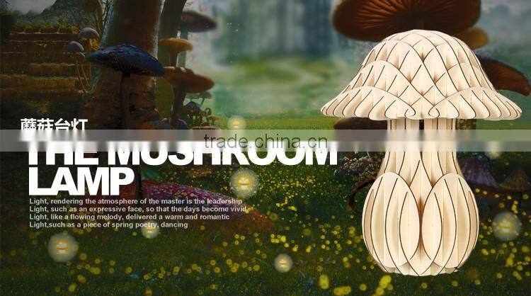 LED Wood table lamp LED Wooden table Light JK-879-13 2016 new style gloss wooden finish table lamp