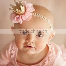 Hot-sales baby crown headband baby princess crown hair band children diamond hair accessory wh-1838