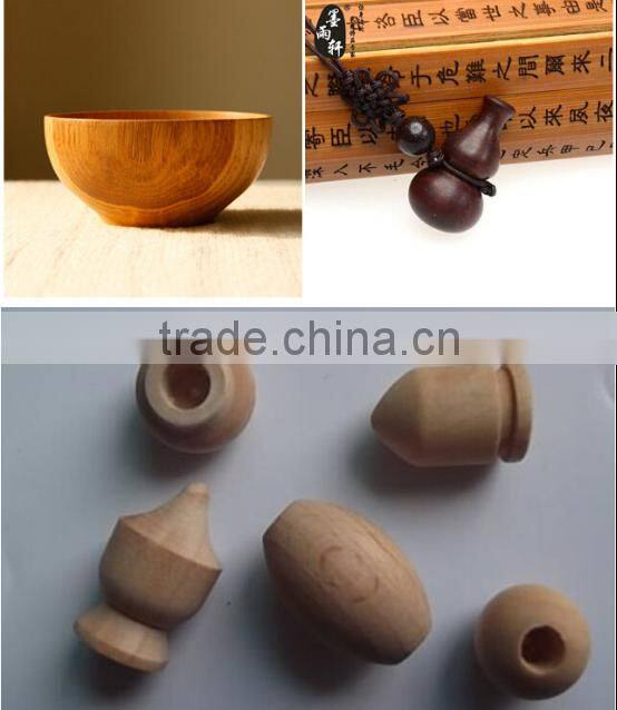 KC340 mini lathe machine CNC wooden bowl making machine/cnc turning machine