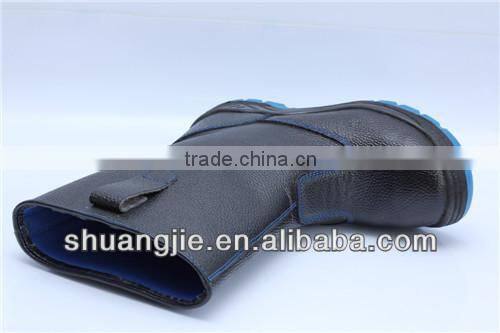 PU outsole safety work boots high cut steel toe cap safety shoes 9014