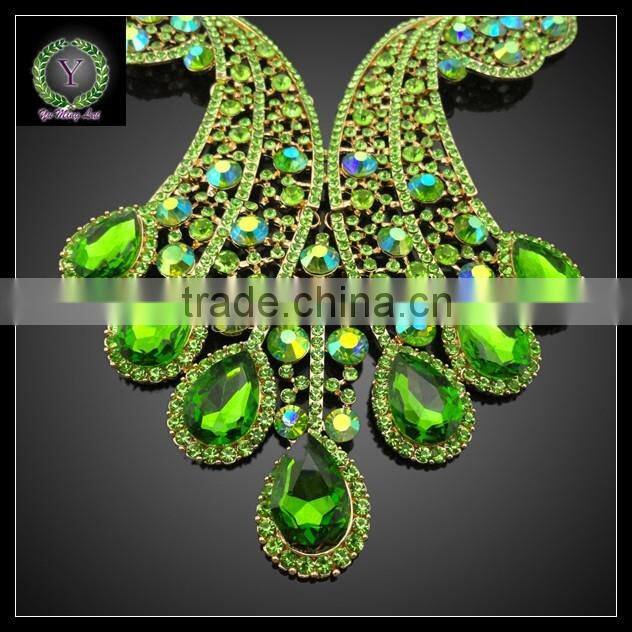 2016 New Arrival handmade crystal Jewelry set which for Wedding jewelry set Match Clothes KHK859