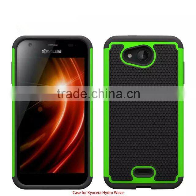 Keno Football Phone Case for Kyocera Hydro Wave, PC Silicone Combo Case for Kyocera Hydro Wave