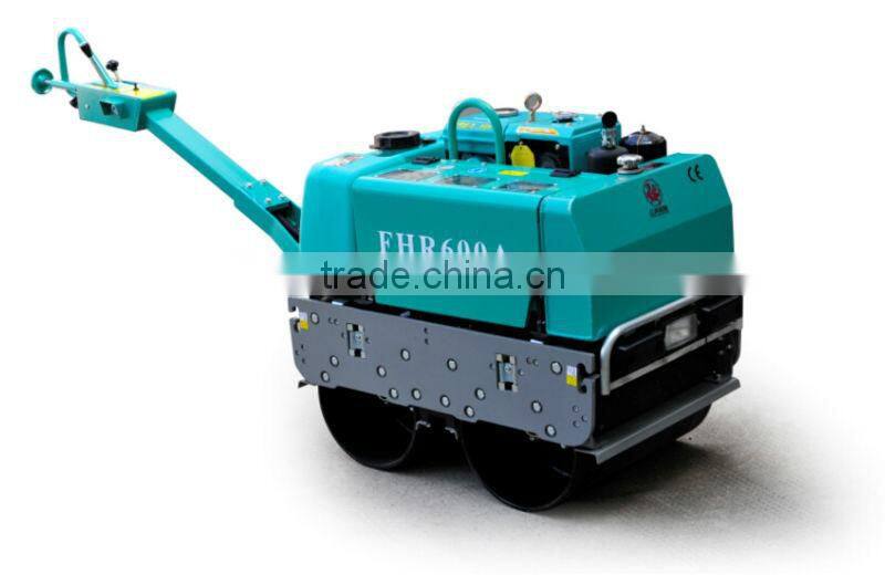For sale good quality diesel engine electric start mini road roller price are reasonable