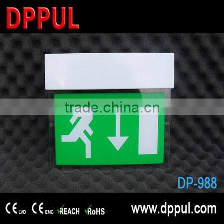 Fire Safety Rechargeable Battery Backup Double Sided Led Emergency Light